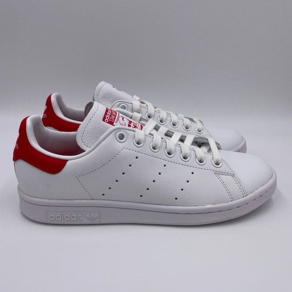 adidas Shoes - adidas Stan Smith White/ Red Womens Shoes